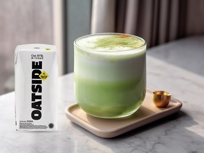 Matcha Latte Yến Mạch (Oat Milk)