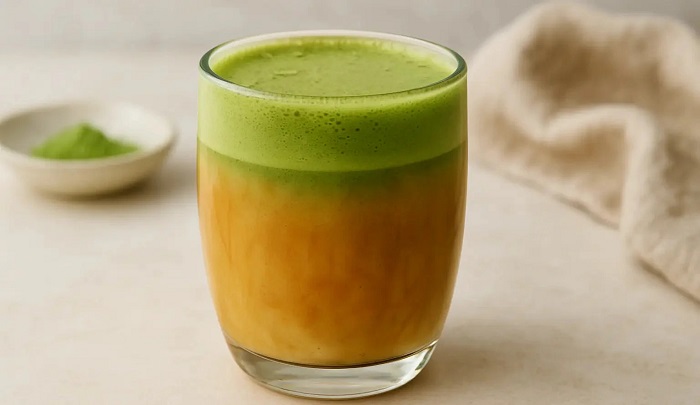 Matcha Latte Muối Biển Caramel