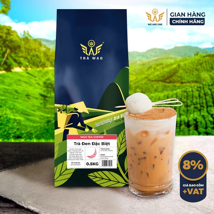 Công thức pha trà sữa đậm hương từ trà đen đặc biệt WAO