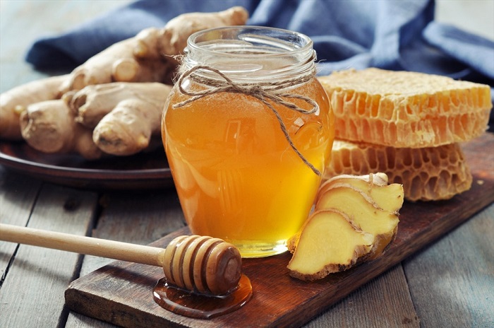 Cách pha mật ong với gừng