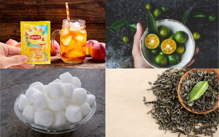 Nguyên liệu cần chuẩn bị để pha trà tắc