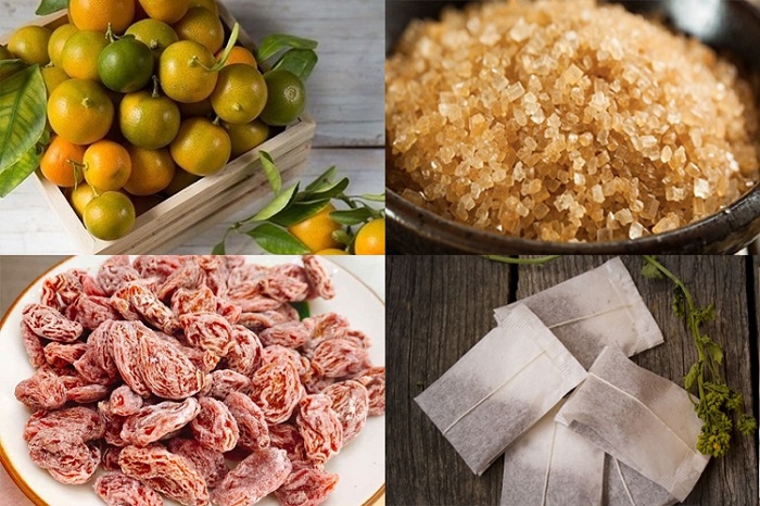 cách pha trà tắc xí muội