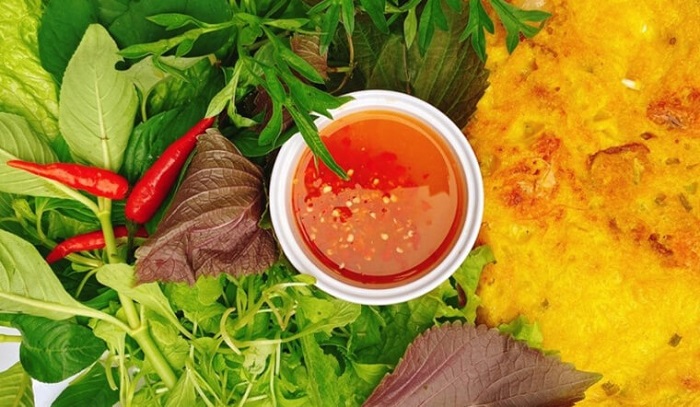 Rau ăn kèm bánh xèo